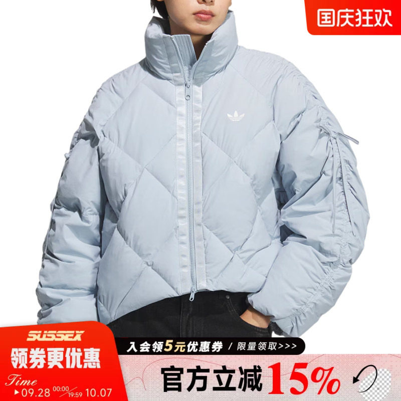 阿迪达斯运动休闲羽绒服