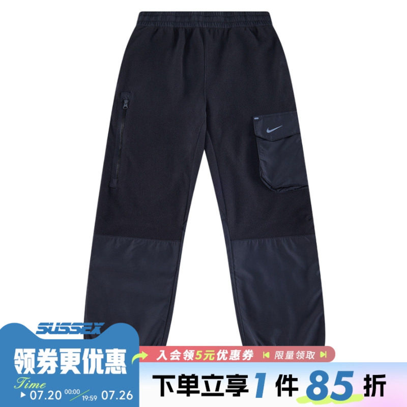 nike耐克冬季男大童运动休闲长裤HF4211-010