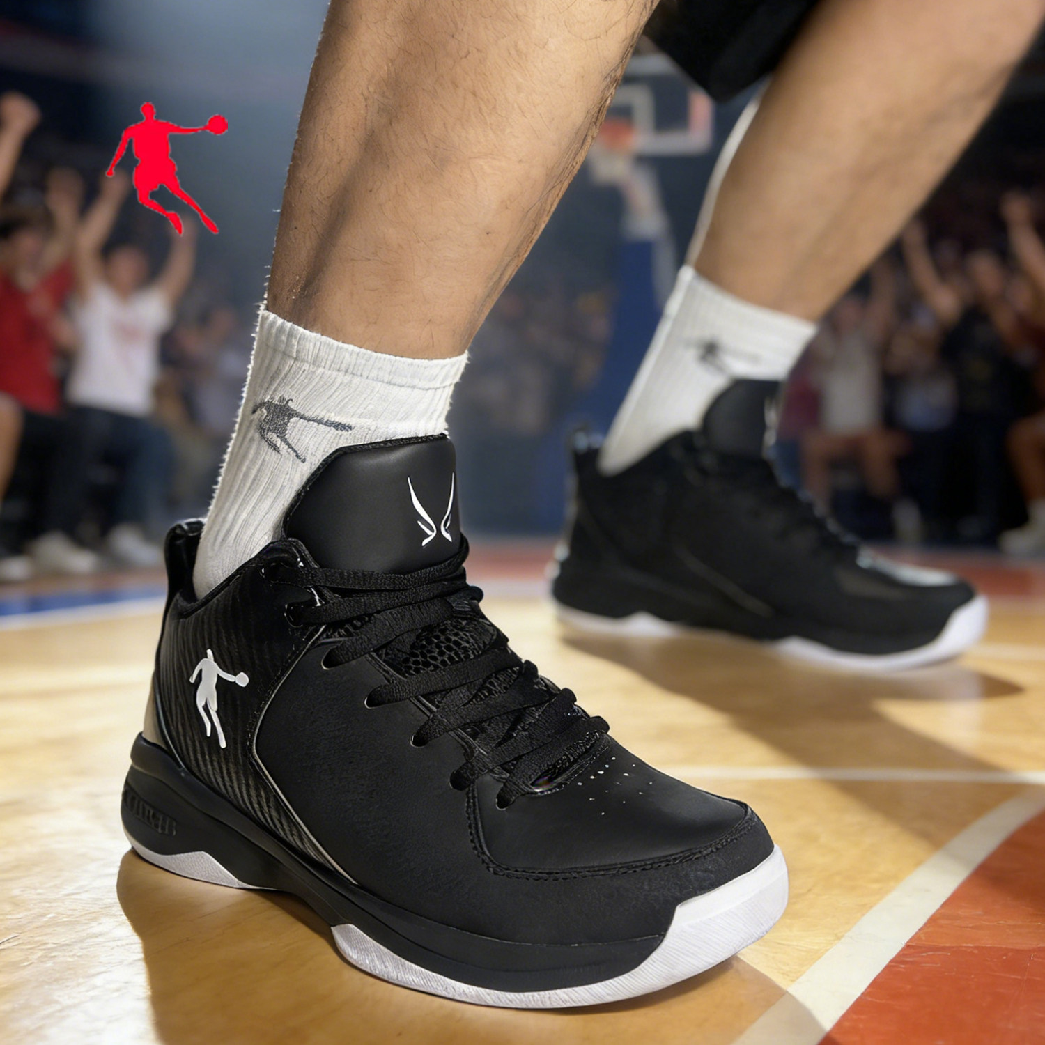乔丹学生球鞋水泥硬地篮球鞋破影男士黑色运动鞋品牌正品比赛战靴