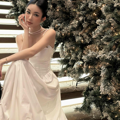 instahot春夏法式白色无