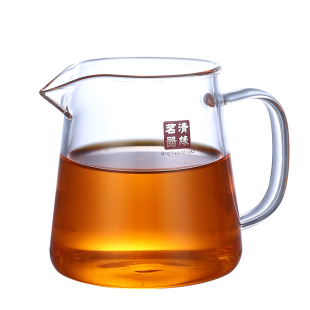 耐热高温加厚玻茶k公道杯泡茶茶璃器公杯茶漏分海功夫茶具大号四
