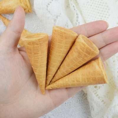 小型甜筒脆皮迷你装饰脆筒冰淇淋架蛋糕装饰冰淇淋脆皮蛋做雪糕托
