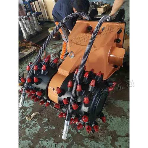 液压挖掘机装卸铣挖机 建筑工程铣挖破碎锤 沥青表面破碎机械