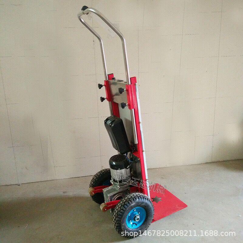 电动载物爬楼机 不锈钢板载重王自动爬楼器加气砖楼梯楼梯搬运车