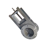 插板阀手动电动气动闸板阀不锈钢闸阀方圆口管道排污水阀门卸料u.