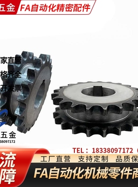 炼轮齿轮炼条 双列型 40B-08A 50B-10A SP40SD12-N 传动工业轮