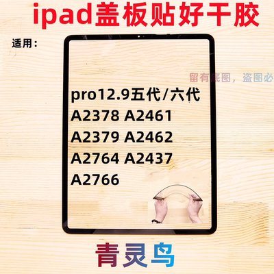 适用苹果ipad平板盖板pro12.9寸 A2378/2461/2379/2462/2764/2437