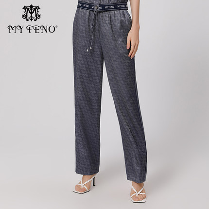 专柜正品马天奴女裤秋冬松紧腰休闲裤子长裤时尚MRS710PNH0