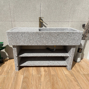 室外大理石洗手台庭院洗菜水池台盆石头洗衣池花岗岩石材户外水槽