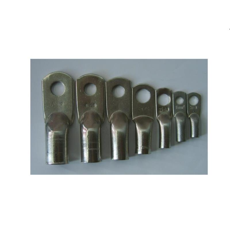 国标A级 JG船用单压厚件铜接头4MM2（平方） 铜鼻子 接线端子