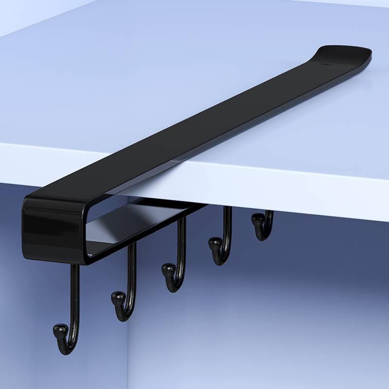 杯架杯子收纳置物架挂水杯悬挂架子免打孔倒挂架厨房橱柜神器杯挂