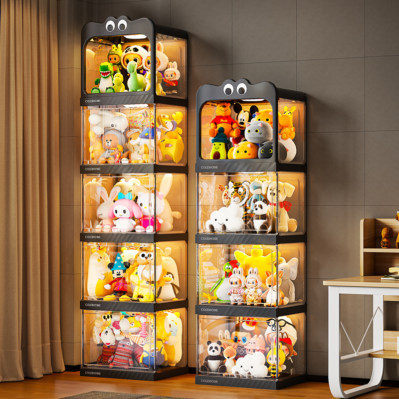 单格独立展示丨娃娃收纳柜神器