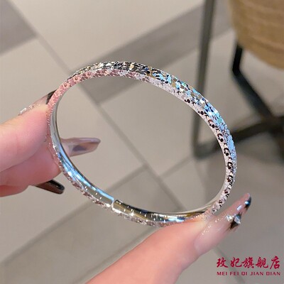 四叶草吉言纯银手镯女时尚轻奢