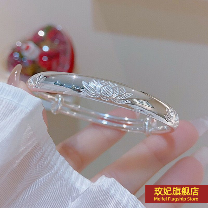 原创设计女银饰正生纯银纯银手镯