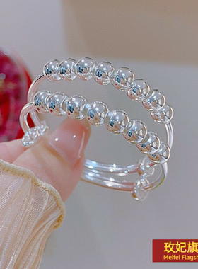 原创设计女银饰正生纯银足银手镯