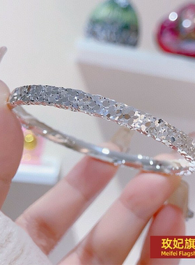 原创设计女银饰正生纯银正生手镯