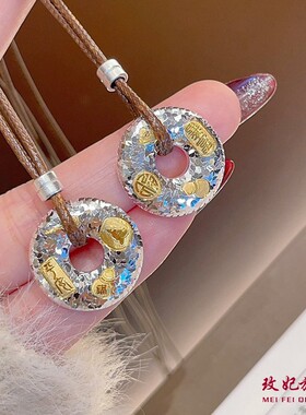 碎冰冰暴富纯银项链女时尚轻奢