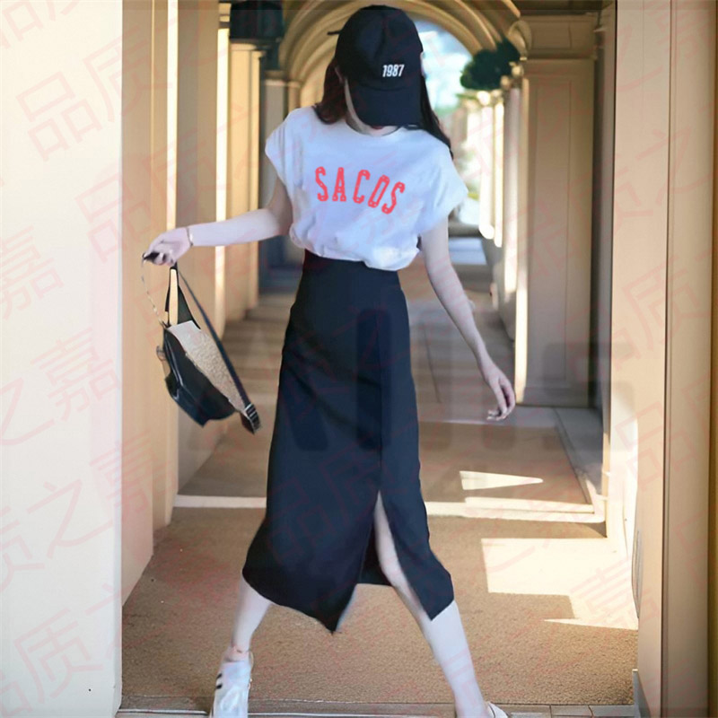 2025新款女俏皮活泼甜美小香风御姐炸街休闲运动两件套装裙子夏季