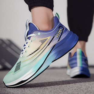新款跑步鞋男初中学生中考体育专用运动鞋春秋男鞋春季青少年跑鞋