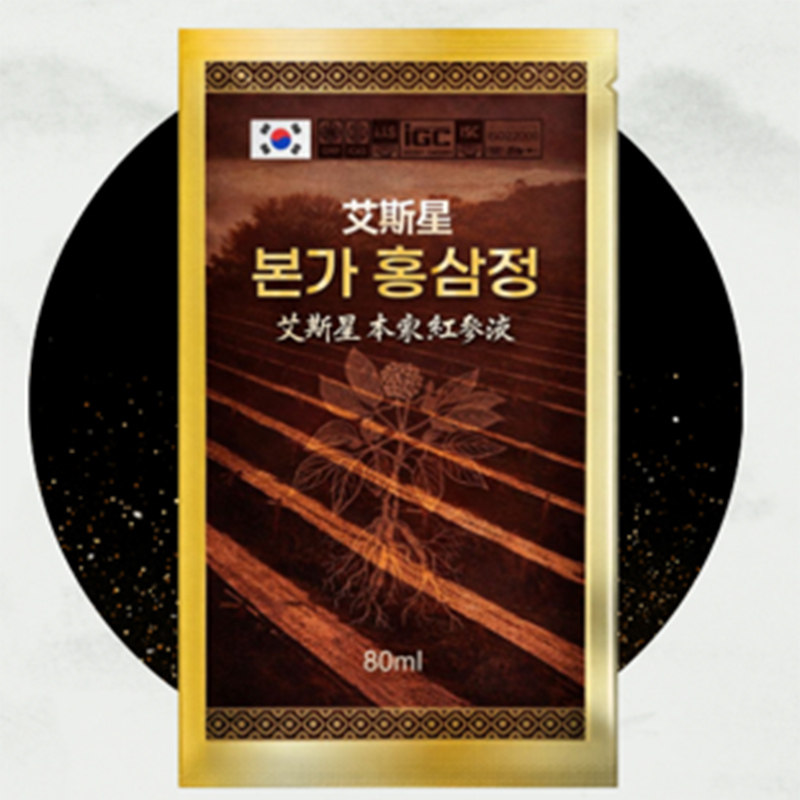 [爱德专属]韩国直邮艾斯星浓缩6年根红参本家红参精80ML*30包