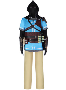 塞尔达传说王国之泪林克cos服旷野之息角色扮演服装cosplay男全套