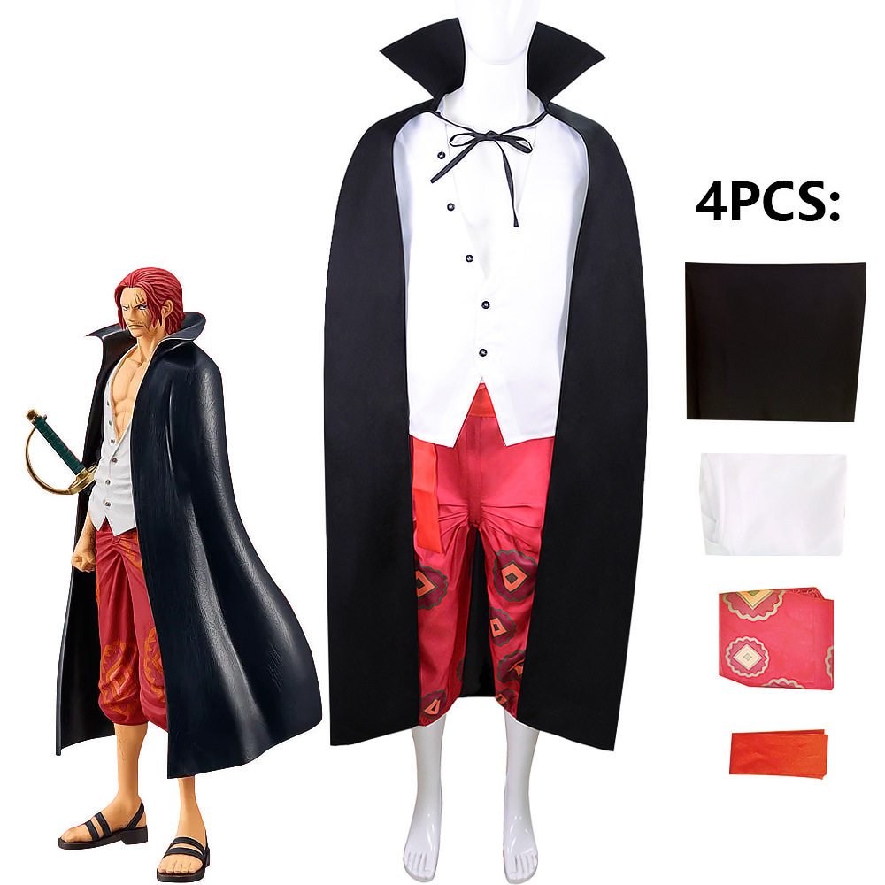 2022电影版海贼王RedOnepiececos香克斯cosplay动漫红发cos服装