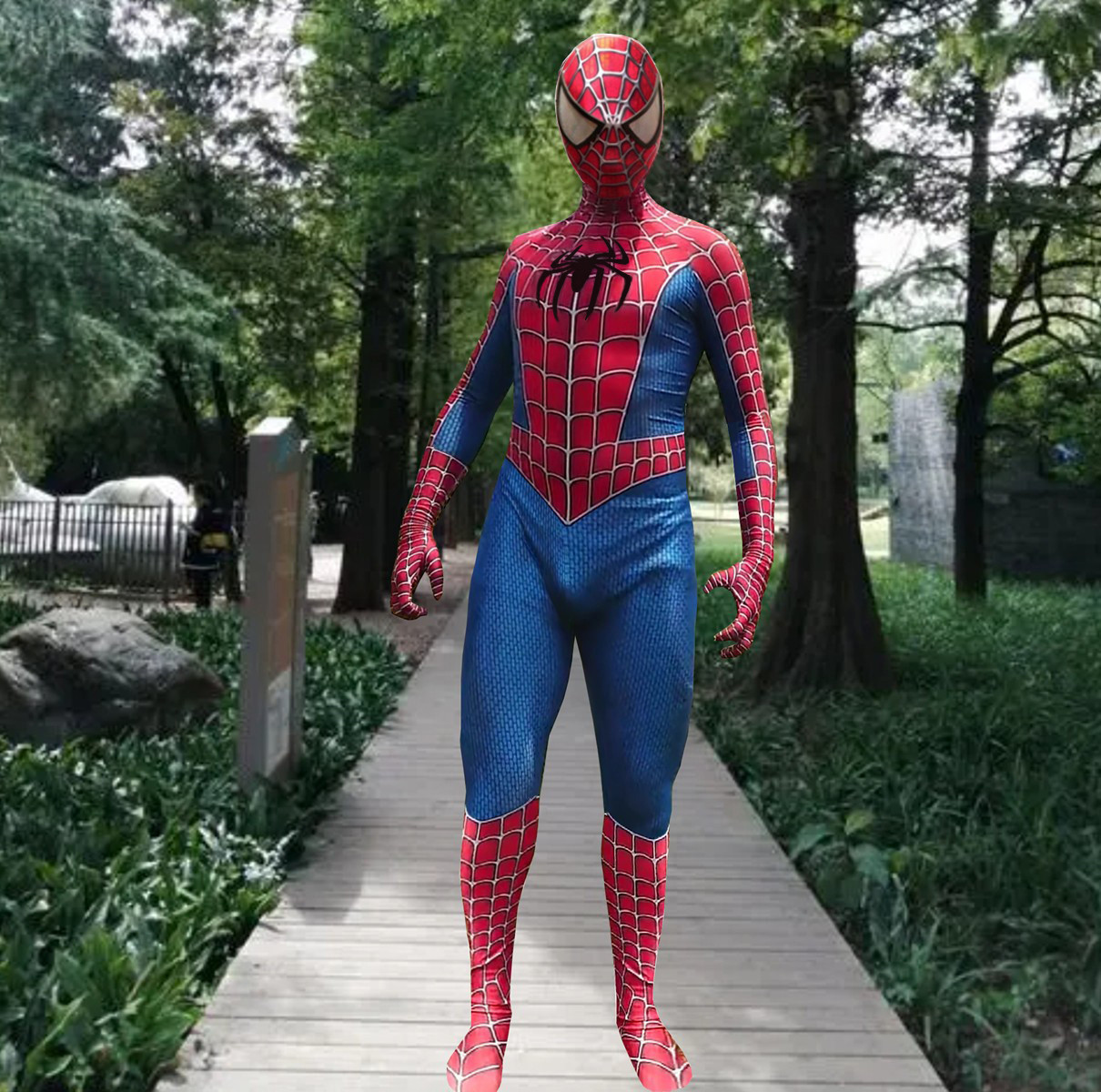 万圣节服装雷米托比Cosplay漫版托尼英雄蜘蛛人莱卡弹力3D数码印