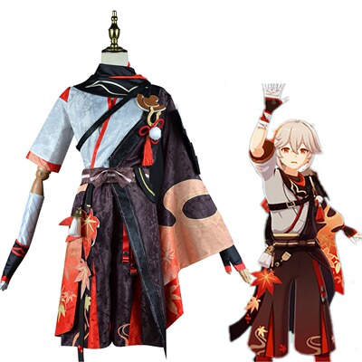 北水商贸原神cos服装稻妻城枫原万叶cosplay二次元动漫服装全套男