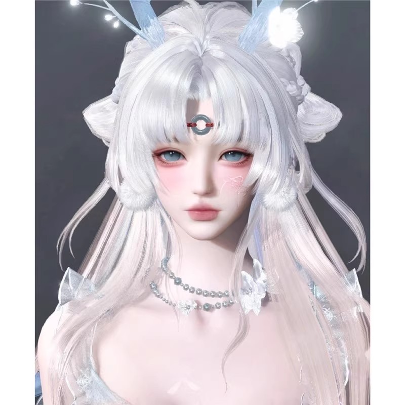 三维兔子 落霜 逆水寒ol端游捏脸 大体型女神相龙吟玄鸿音潮光