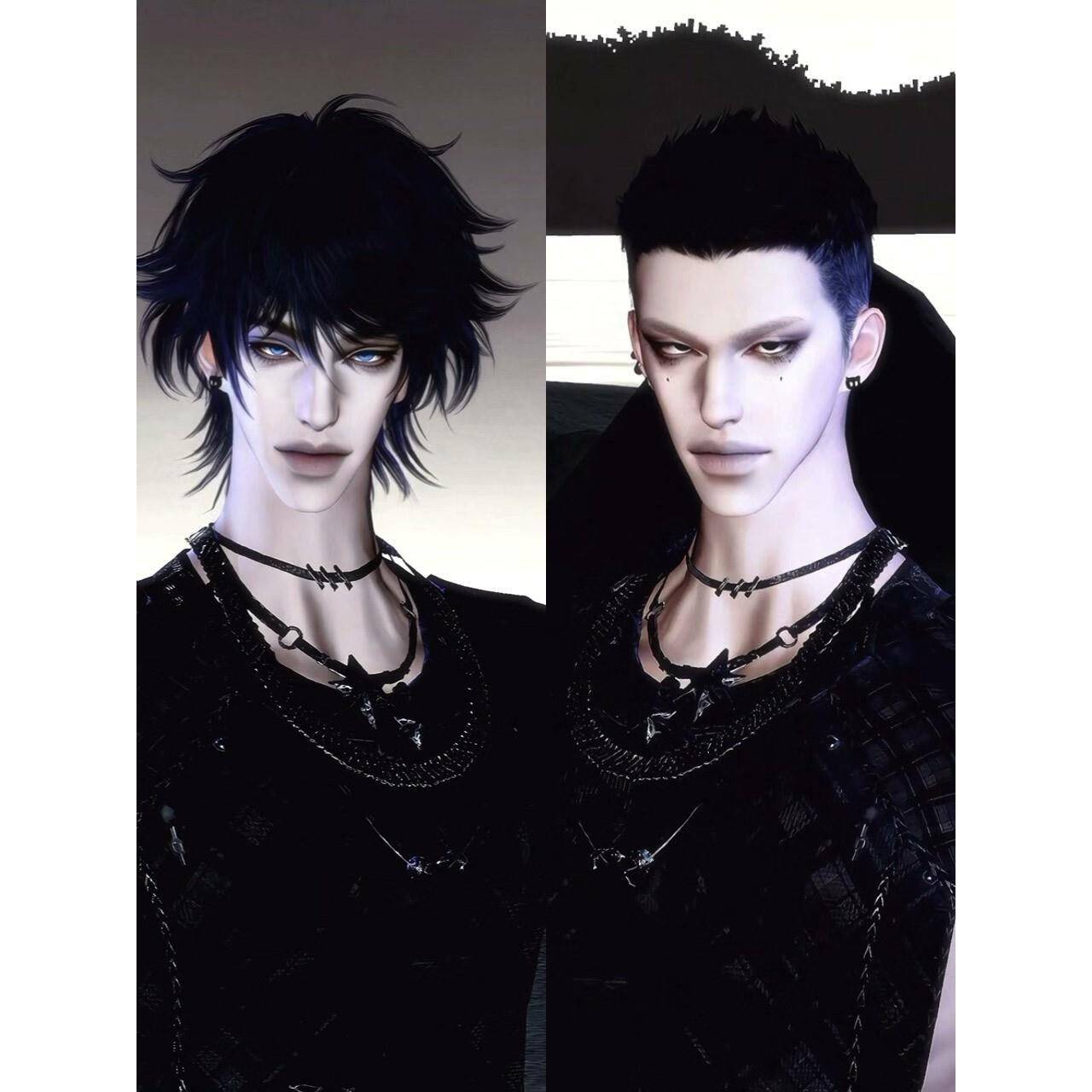 2款 狙击 鲨鱼Syu. 逆水寒手游捏脸男通用 原版