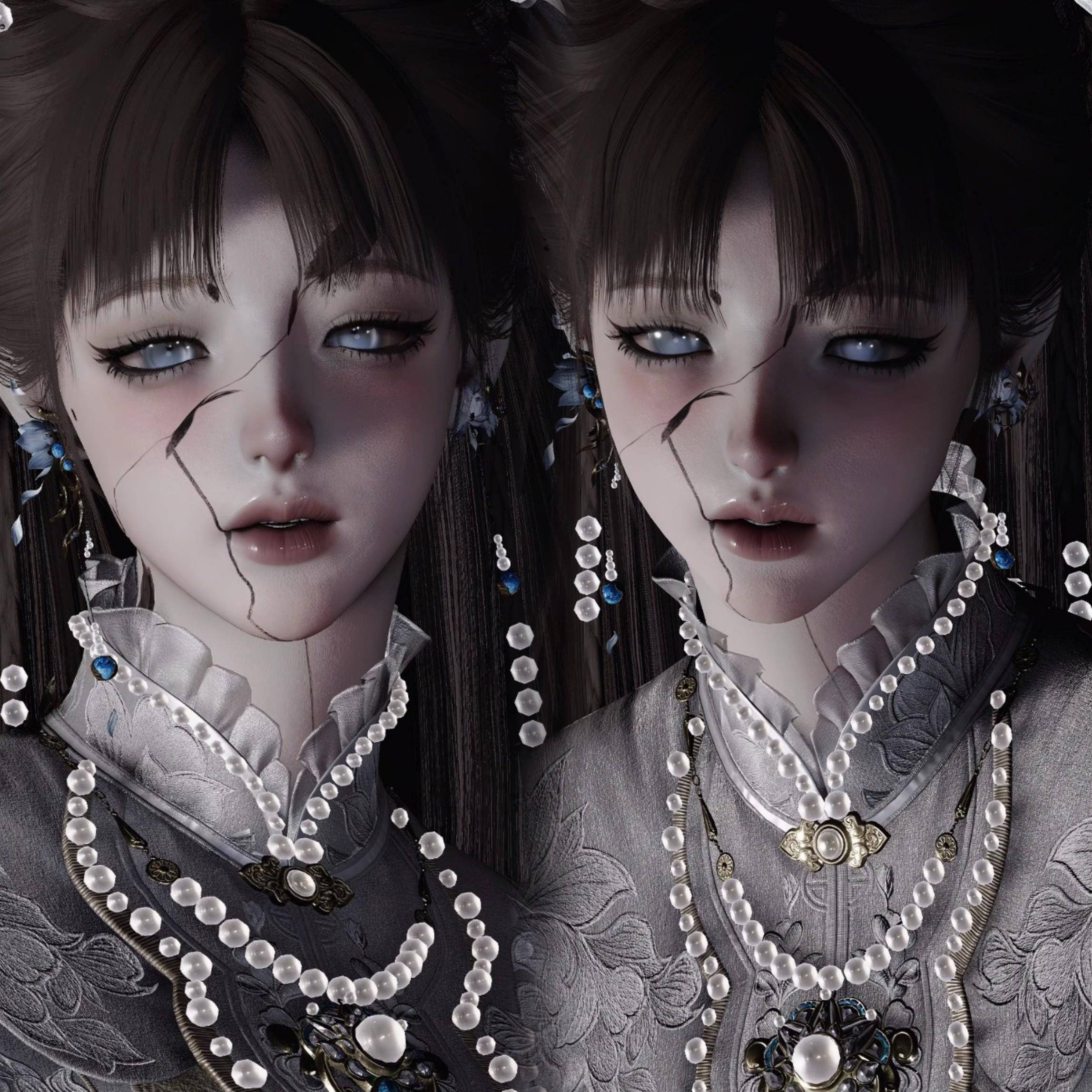 发2 破碎人偶 燕云十六声捏脸女 端游手游通用