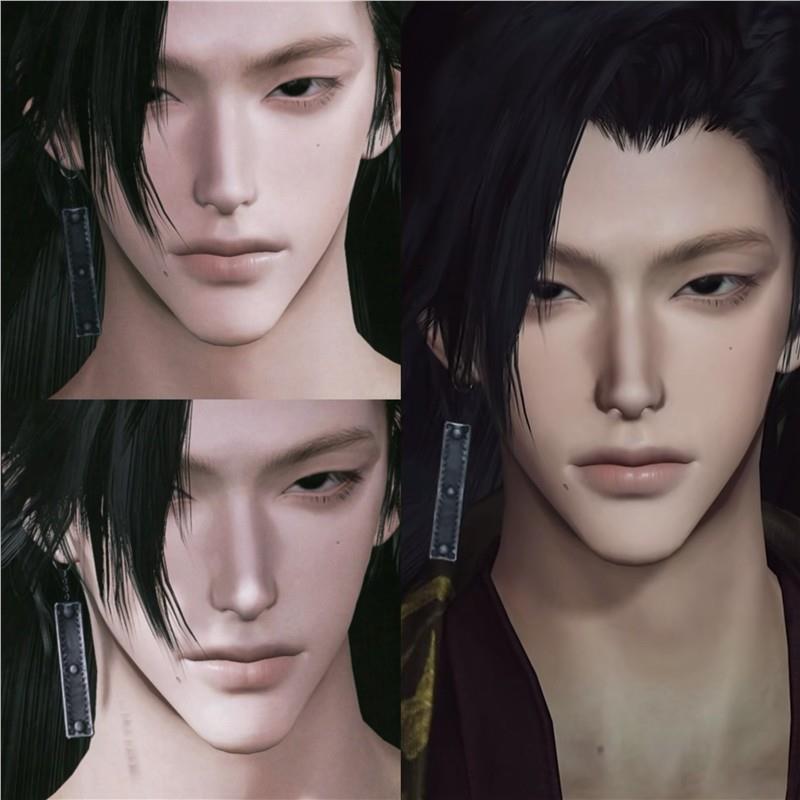 䯆 嗯是单眼皮 薄荷龍 BBBBae 燕云十六声端游手游通用男捏脸