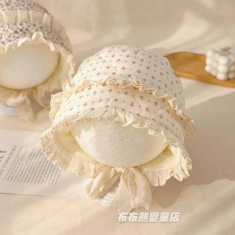 女宝宝帽子围巾套装秋冬季ins韩版护耳帽婴儿冬天保暖女童宫廷帽1,童装/婴儿装/亲子装,帽子,淘宝优惠券,粉丝福利购,淘宝优惠卷