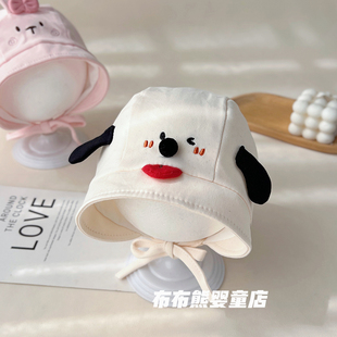 婴儿帽子春秋款可爱卡通护耳帽男女宝宝秋季外出防风遮阳帽包头帽