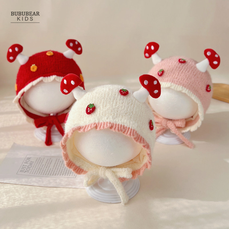 宝宝帽子秋冬季可爱超萌护耳帽男女童冬天保暖婴儿防风针织毛线帽,童装/婴儿装/亲子装,帽子,淘宝优惠券,粉丝福利购,淘宝优惠卷