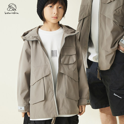 Williambeta连帽廓形派克风衣