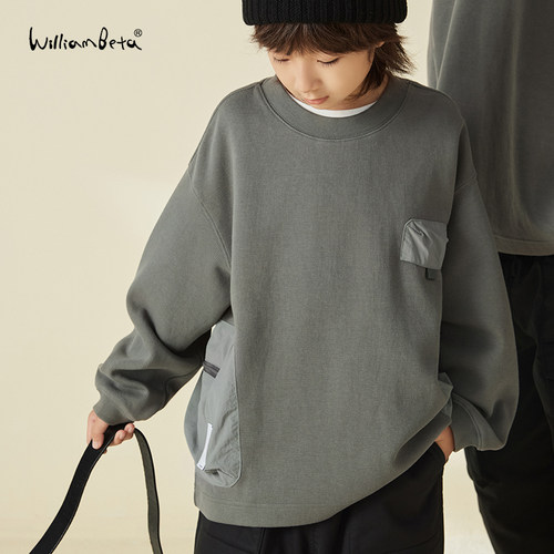 williambeta旗舰店多袋长袖T恤