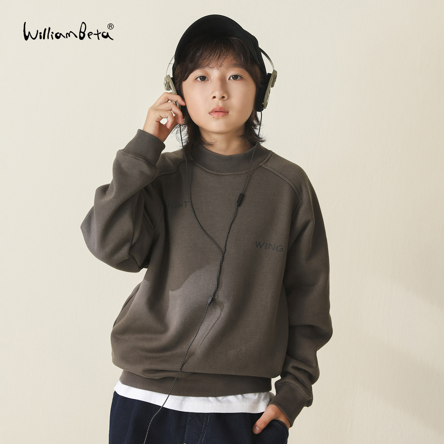 williambeta25冬新款复古奶嘴领摇粒绒温暖舒适儿童卫衣,童装/婴儿装/亲子装,卫衣/绒衫,淘宝优惠券,粉丝福利购,淘宝优惠卷