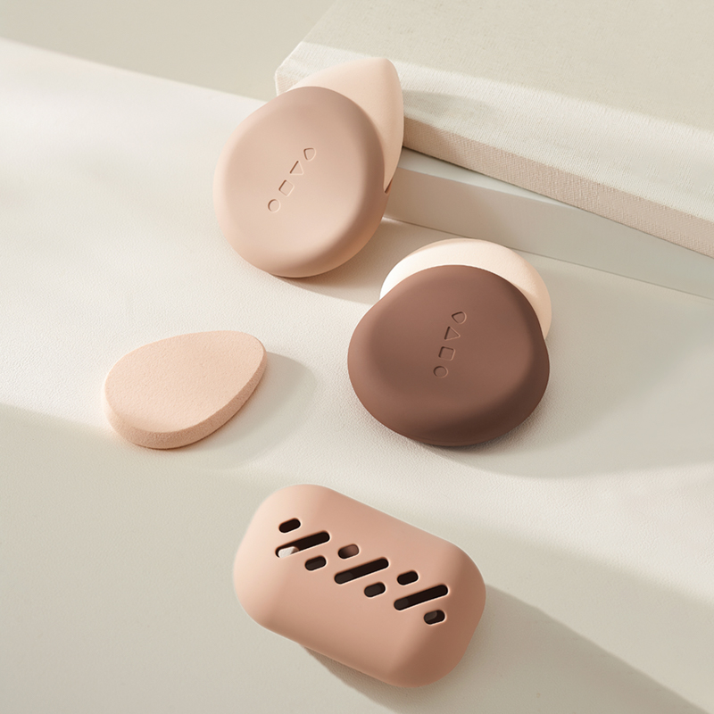 粉扑便携收纳硅胶小化妆包