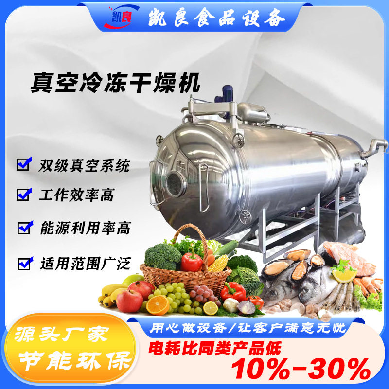 全球牛kl100机海参鱿鱼丝干果蜜饯猕猴桃冻干香菇冻干快速冻干