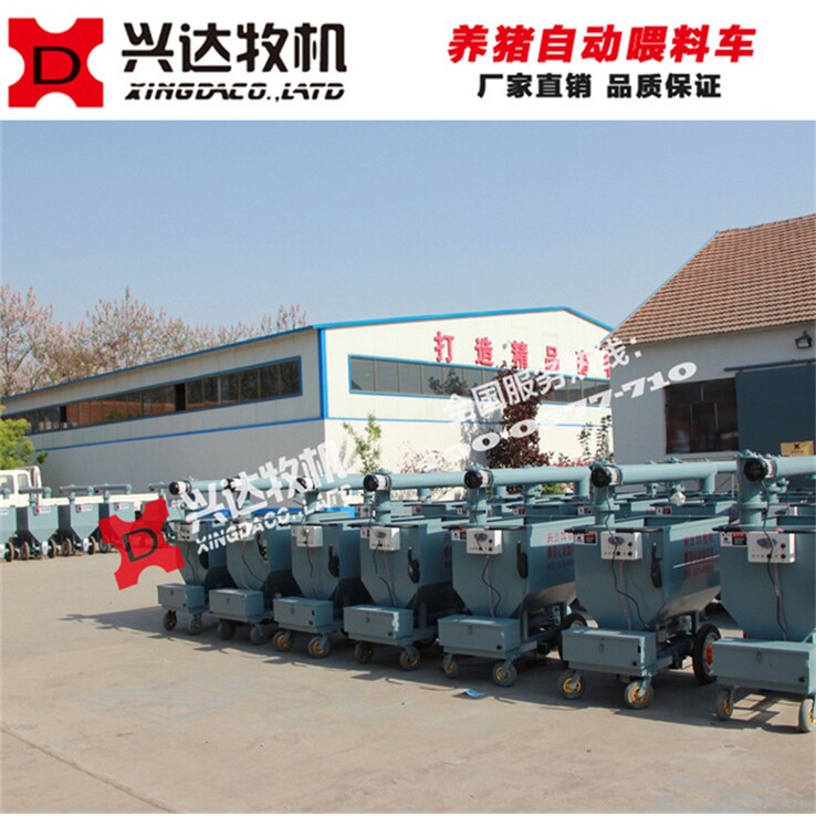 上海养猪场喂料车 猪场育肥猪喂料车 现代化养猪场设备厂家直销