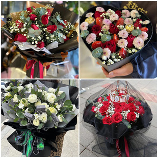 济南天桥区历城区章丘市同城送女友礼物玫瑰花束生日表白鲜花速递