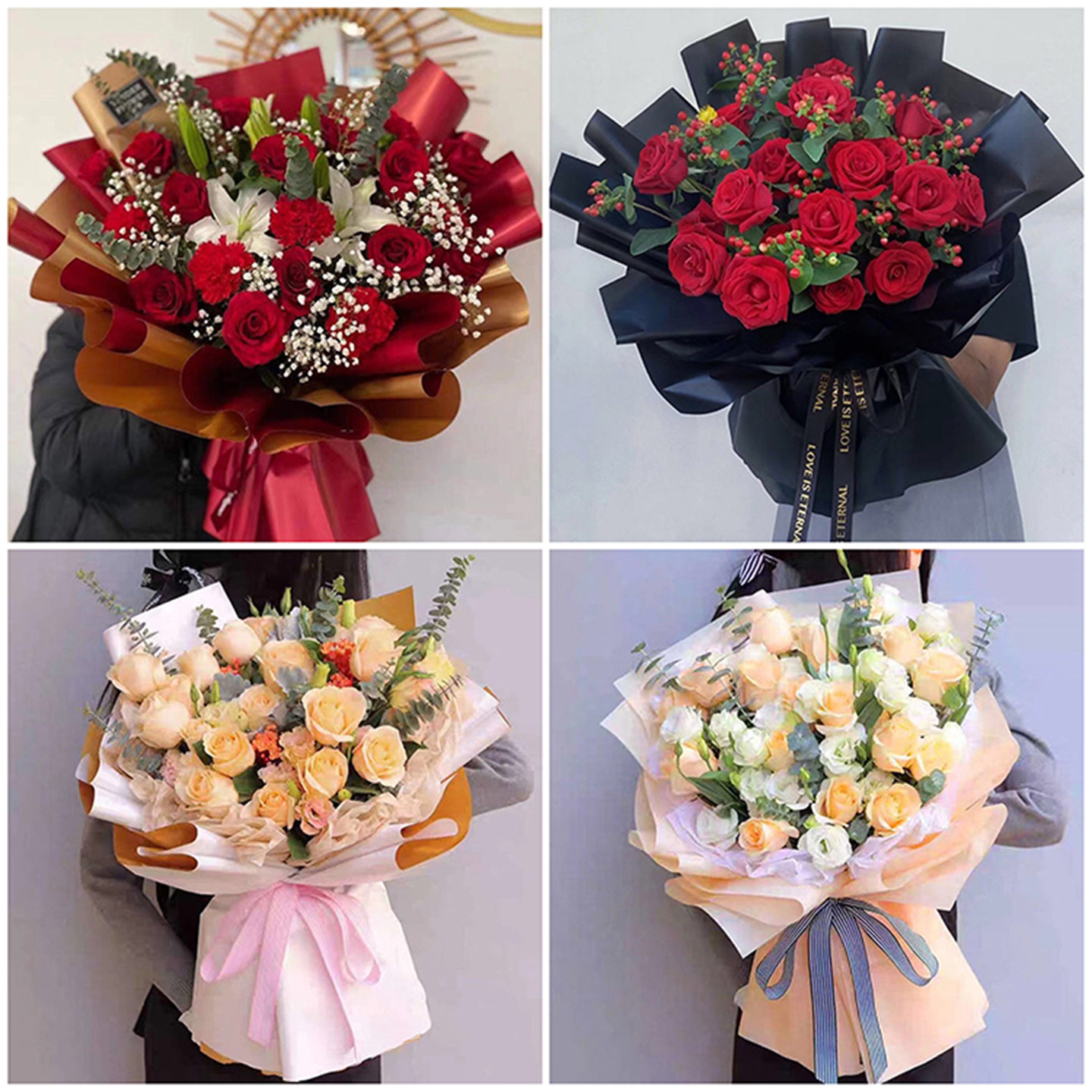 深圳龙华区坪山区光明区大鹏区同城配送女友玫瑰花束生日鲜花速递