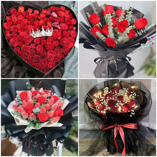 吕梁市离石区文水交城县兴县同城鲜花速递情人节玫瑰花束生日配送