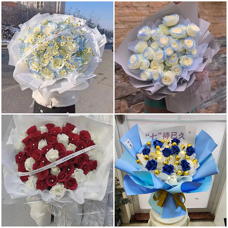 济南历下区市中区槐荫区同城送女友礼物玫瑰花束生日表白鲜花速递