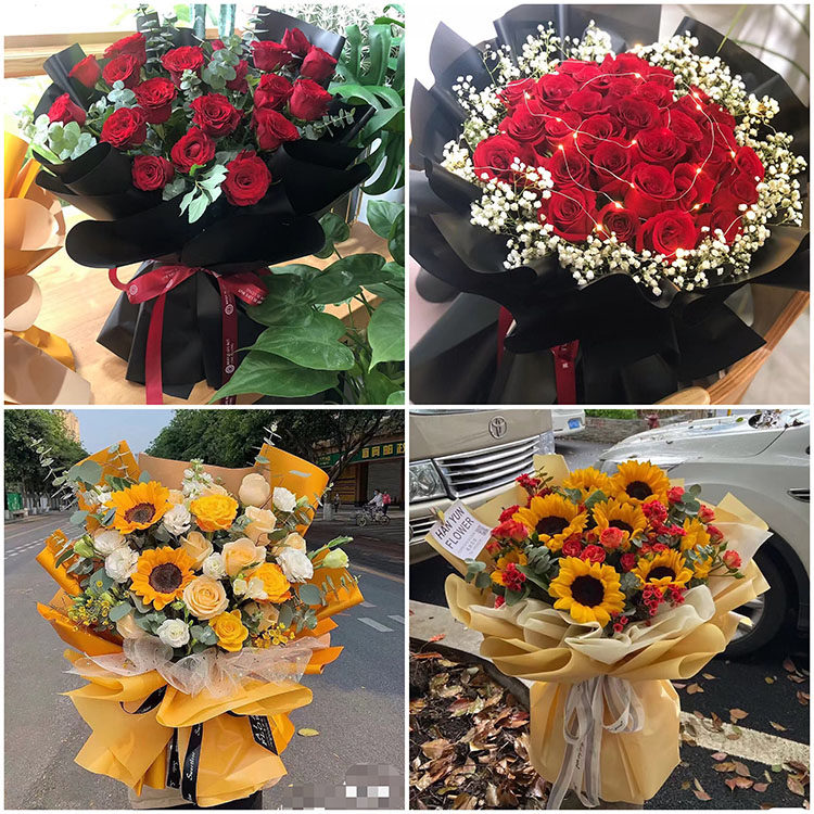信阳息县固始县淮滨县新县同城鲜花速递七夕表白红玫瑰送女友老婆