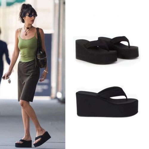 夏季贝拉Bella同款人字拖欧美外