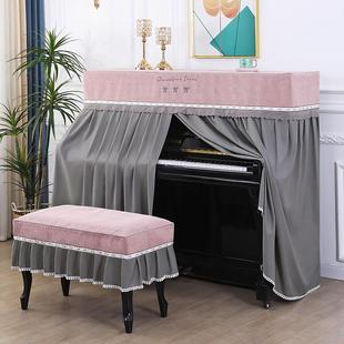 新款全包高级感钢琴罩家用钢琴盖布钢琴防尘罩现代简约钢琴布盖布