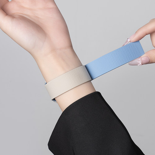 匠戴适用Apple荔枝纹磁吸表带