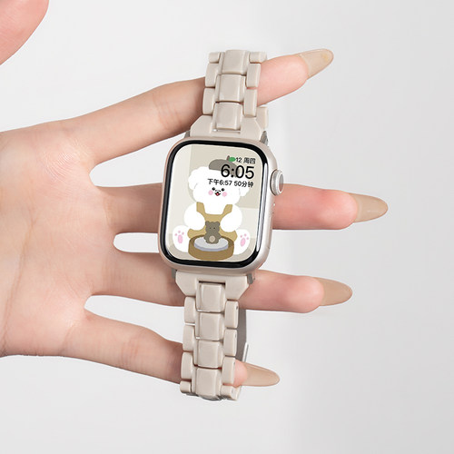 匠戴适用iWatch可爱树脂运动表带